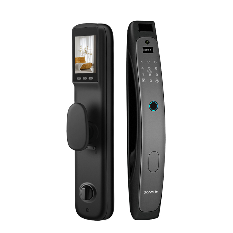 Donmuc智能锁 T8S-E黑色 可视猫眼